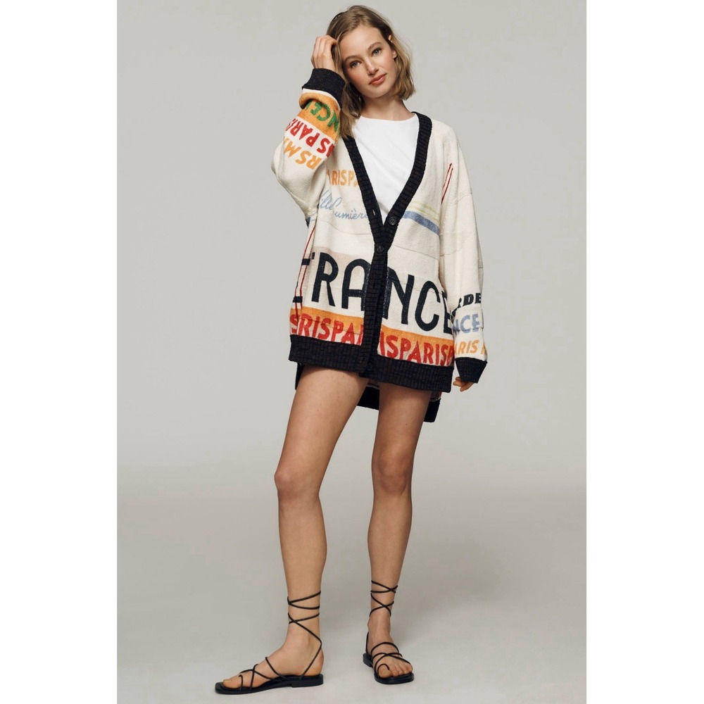 Maeve By Anthropologie Cotton Boyfriend Cardigan NWT SIZE SP